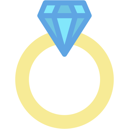 bague de diamant Generic color fill Icône