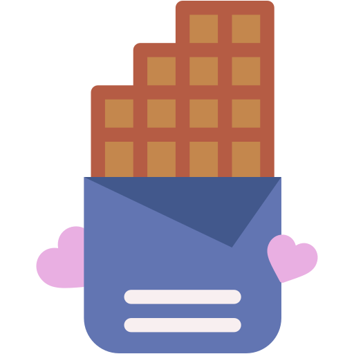barre de chocolat Generic color fill Icône
