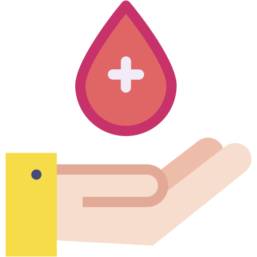 Blood donation Generic color fill icon