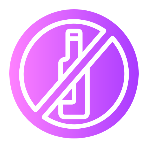 no alcohol Generic gradient fill icono