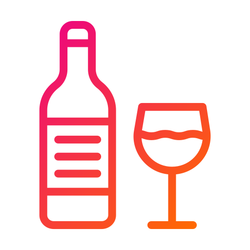 alcoholische drank Generic gradient outline icoon