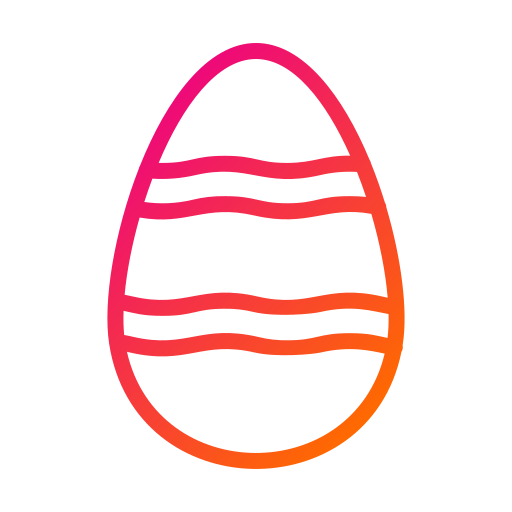 huevo Generic gradient outline icono