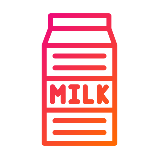mleko Generic gradient outline ikona