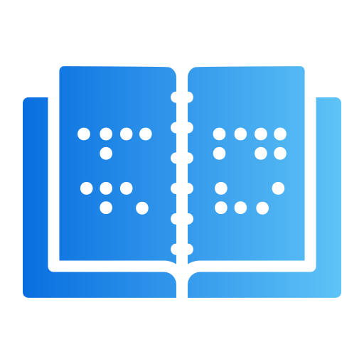 braille Generic gradient fill icono