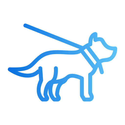 perro guía Generic gradient outline icono