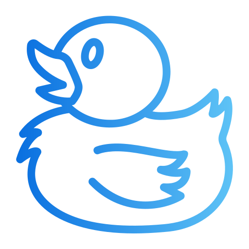 Rubber duck Generic gradient outline icon