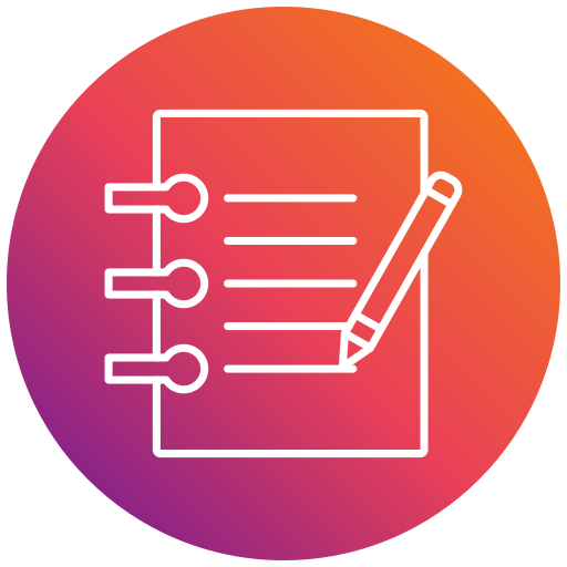 Notebook Generic gradient fill icon