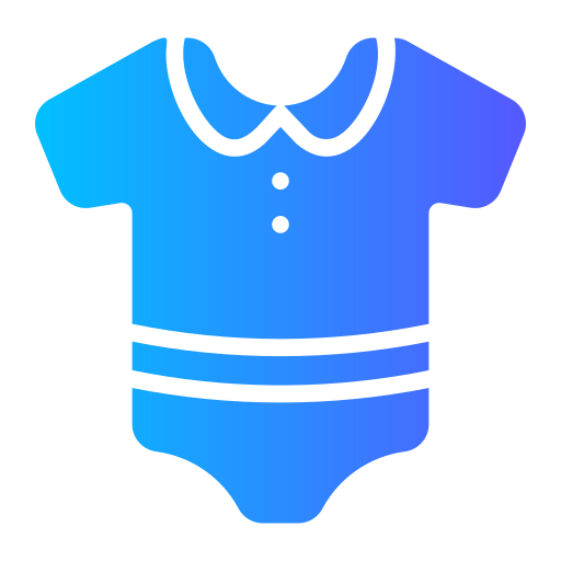 abbigliamento da bimbi Generic gradient fill icona