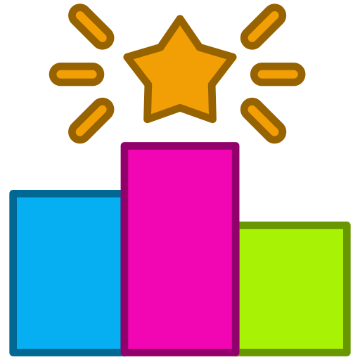 Ranking Generic color lineal-color icon