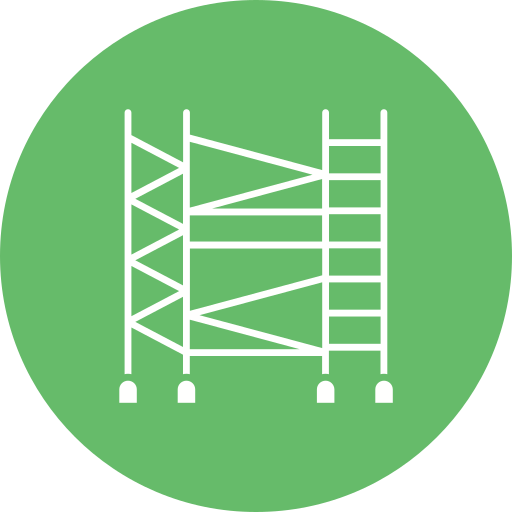 Scaffolding Generic color fill icon