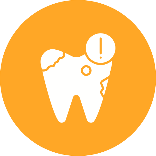Dirty tooth Generic color fill icon