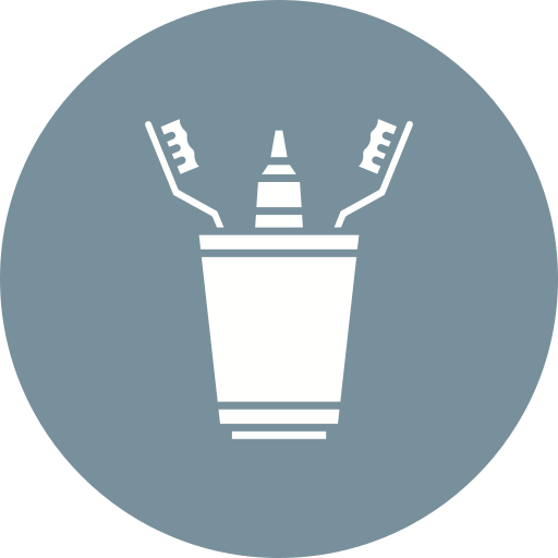 Tooth Brush Generic color fill icon