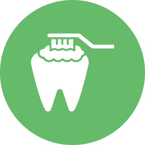 Чистить зубы Generic color fill иконка
