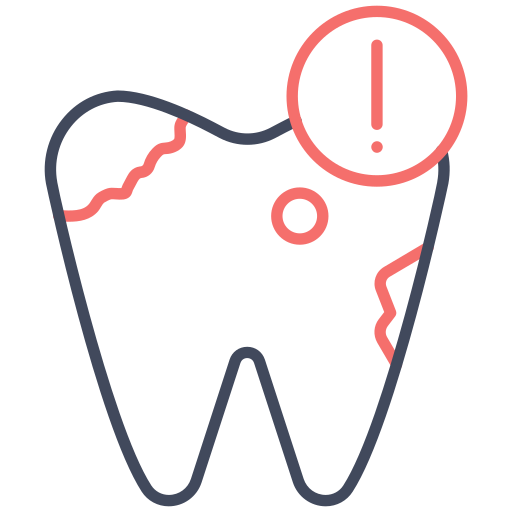 Dirty tooth Generic color outline icon