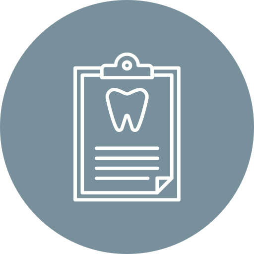 registro dental Generic color fill icono