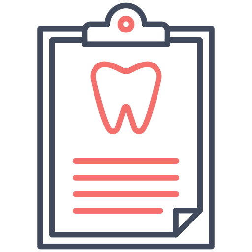 Dental record Generic color outline icon