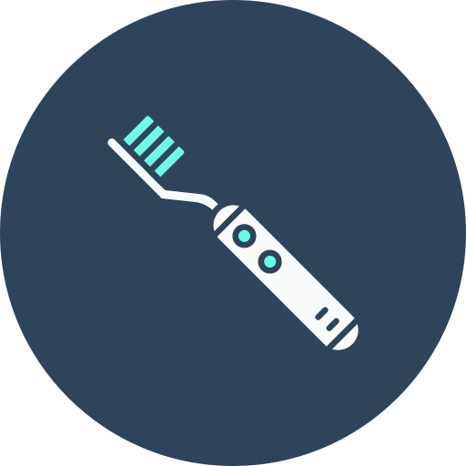 cepillo de dientes eléctrico Generic color fill icono