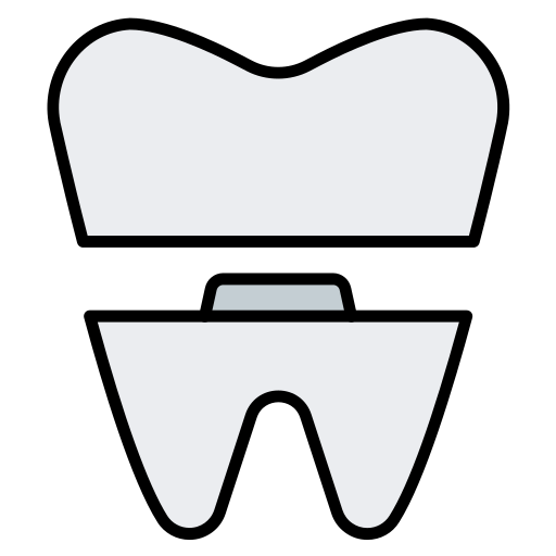 corona dental Generic color lineal-color icono