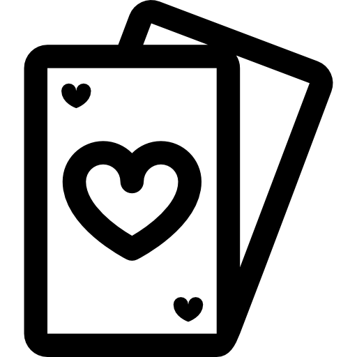 hart kaarten  icoon
