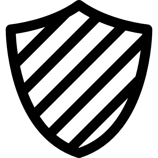 escudo Basic Straight Lineal Ícone