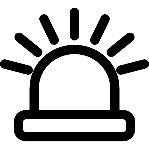 Alarm Basic Straight Lineal icon