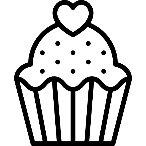 cupcake adorabile  icona