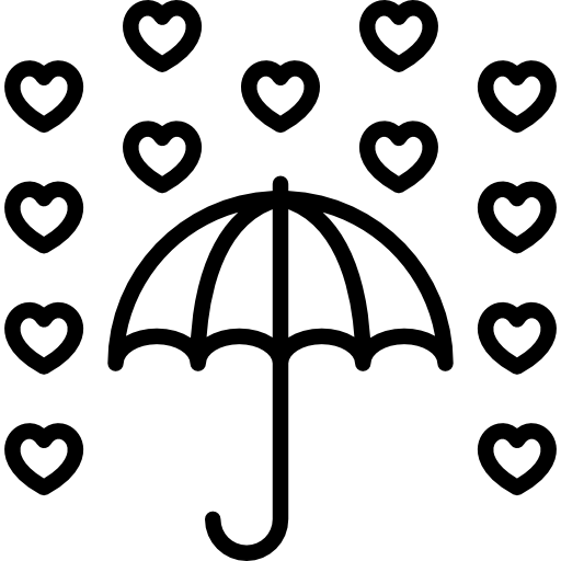 kochać deszcz  ikona