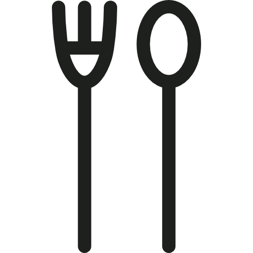forchetta e cucchiaio Lyolya Lineal icona