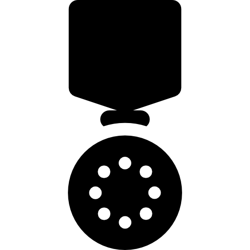 Знаки отличия Curved Fill иконка