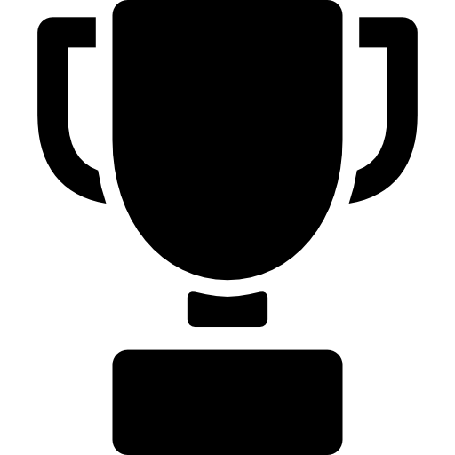 Trophy Curved Fill icon
