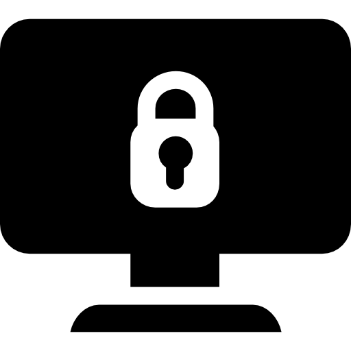 bezpieczny komputer  ikona