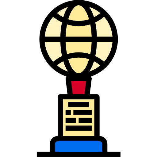 copa mundial Phatplus Lineal Color icono
