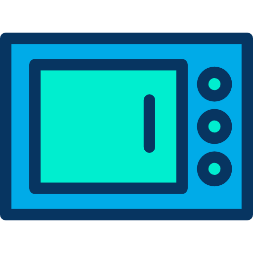 Microwave oven Kiranshastry Lineal Color icon