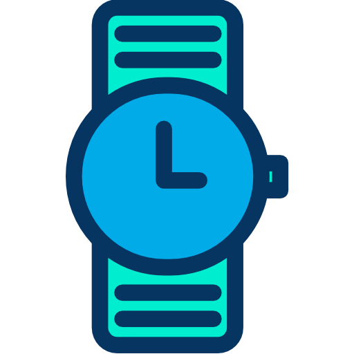 reloj Kiranshastry Lineal Color icono