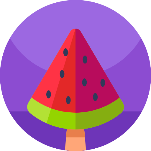 watermeloen Detailed Flat Circular Flat icoon