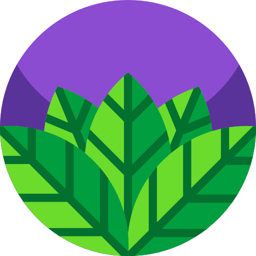 Grass Geometric Flat Circular Flat icon