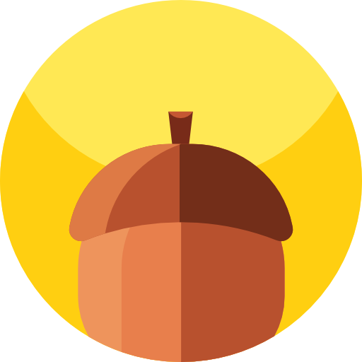 Hazelnut Geometric Flat Circular Flat icon