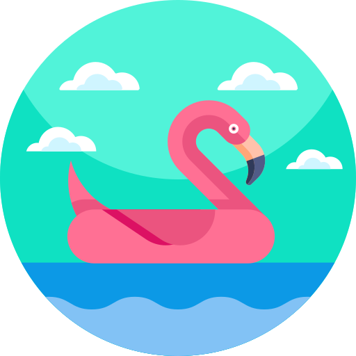 flamingo Detailed Flat Circular Flat icoon