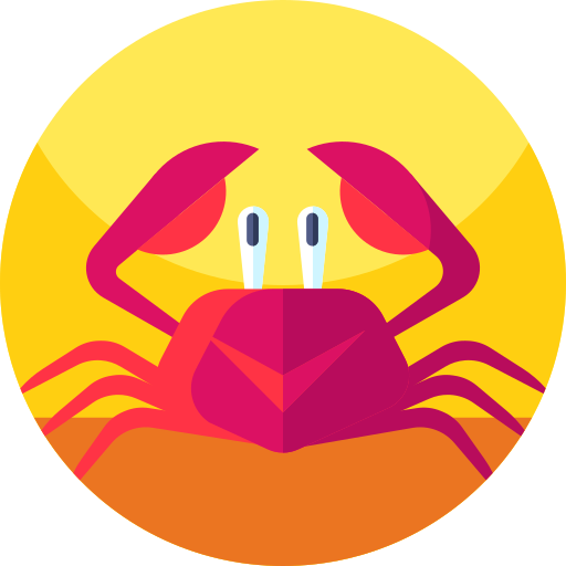 krabbe Detailed Flat Circular Flat icon