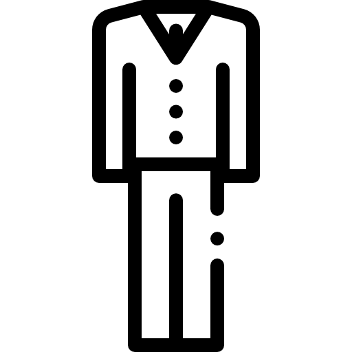 kamizelka Detailed Rounded Lineal ikona