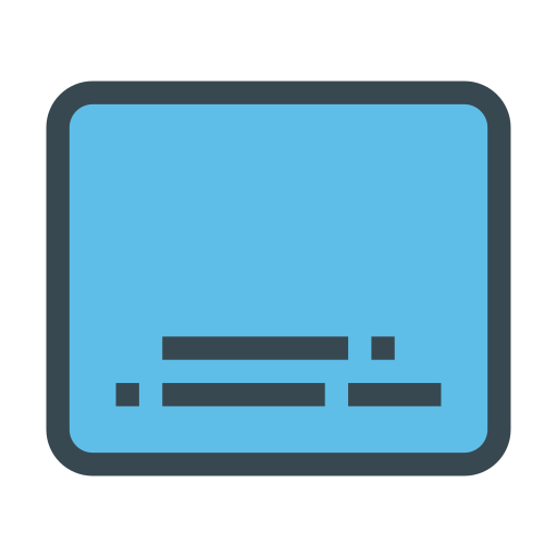Caption Generic color lineal-color icon