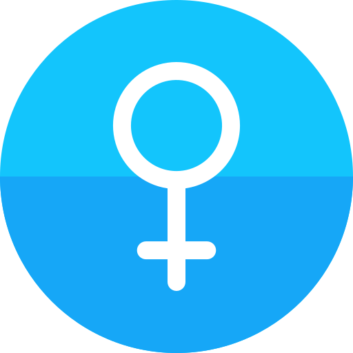 Female Generic color fill icon