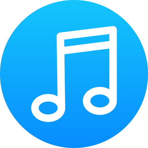 Music Generic gradient fill icon