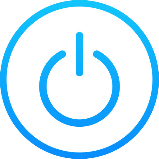 Power Generic gradient outline icon