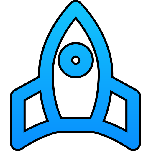 ロケット Generic gradient lineal-color icon