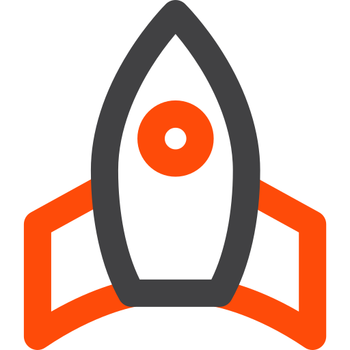 fusée Generic color outline Icône