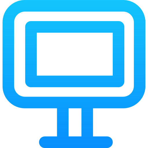 Monitor Generic gradient outline icon