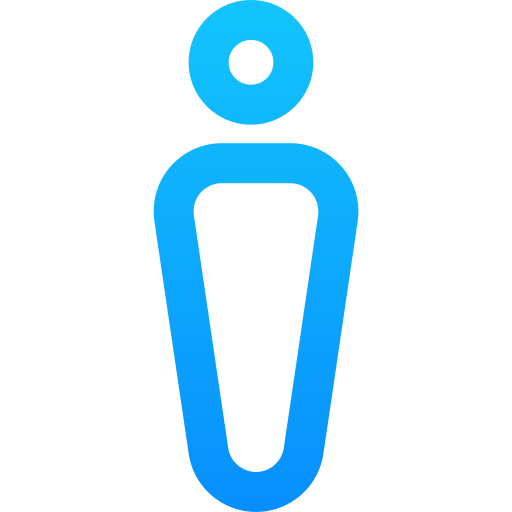 人 Generic gradient outline icon
