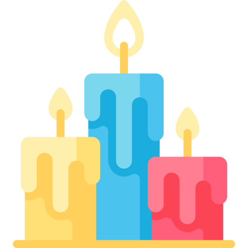 Candles Special Flat icon