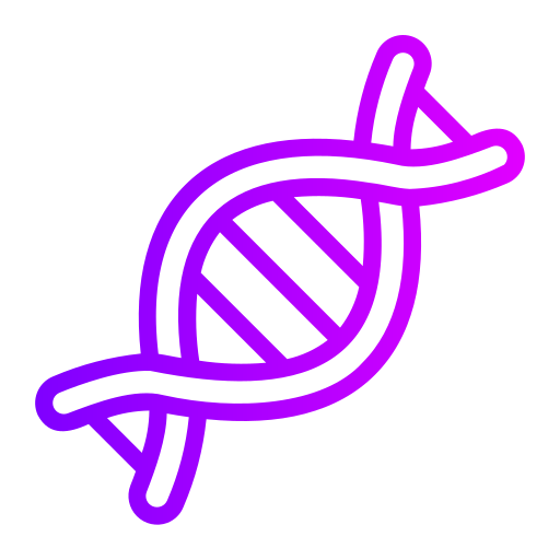 Структура ДНК Generic gradient outline иконка